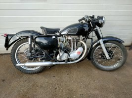 Matchless motorfiets 1957 (2)